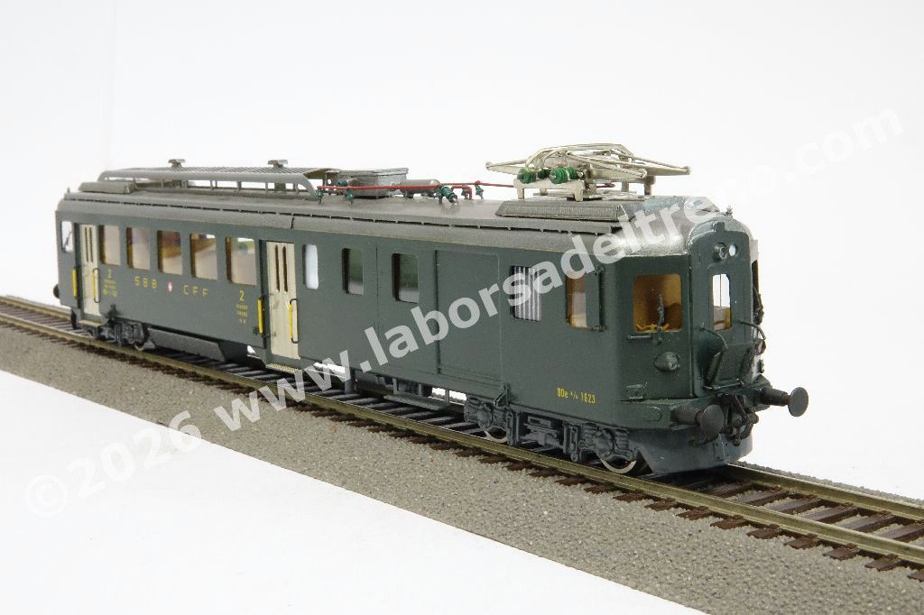 Elettromotrice BDe 4/4 delle SBB, livrea verde, logo a scudo, ep. III/IV