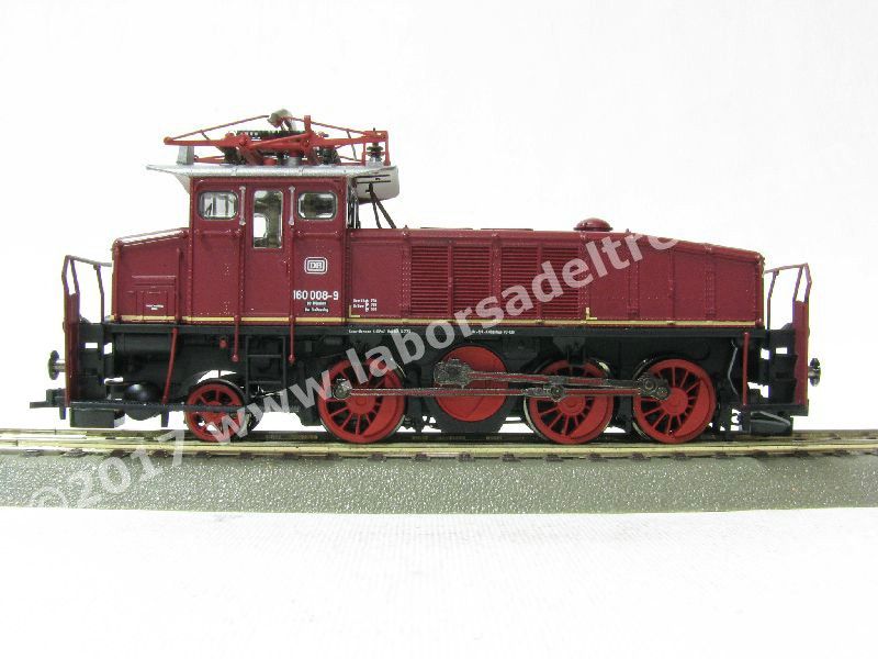 Locomotiva eletrica DB Br 160, Livrea bourdeaux logo biscotto, Epoca IV - Digital Sound con gancio digitale universale