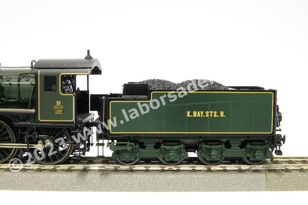 Vaporiera per treni rapidi S 3/5 delle Ferrovie Bavaresi K.Bay.Sts.B., livrea verde, ep. I - serie speciale Fine Art