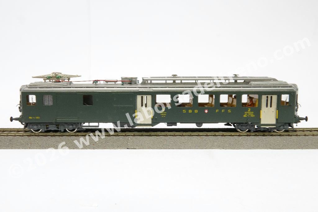 Elettromotrice BDe 4/4 delle SBB, livrea verde, logo a scudo, ep. III/IV