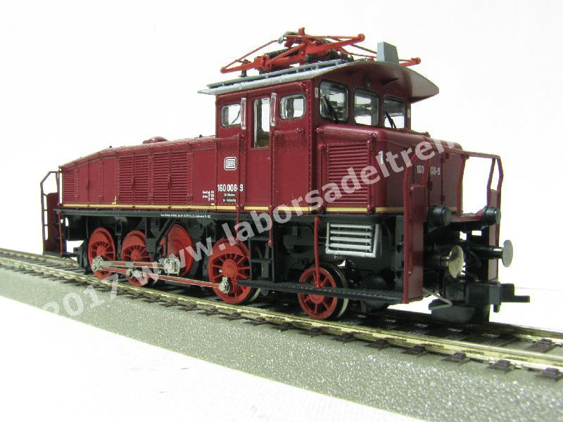 Locomotiva eletrica DB Br 160, Livrea bourdeaux logo biscotto, Epoca IV - Digital Sound con gancio digitale universale