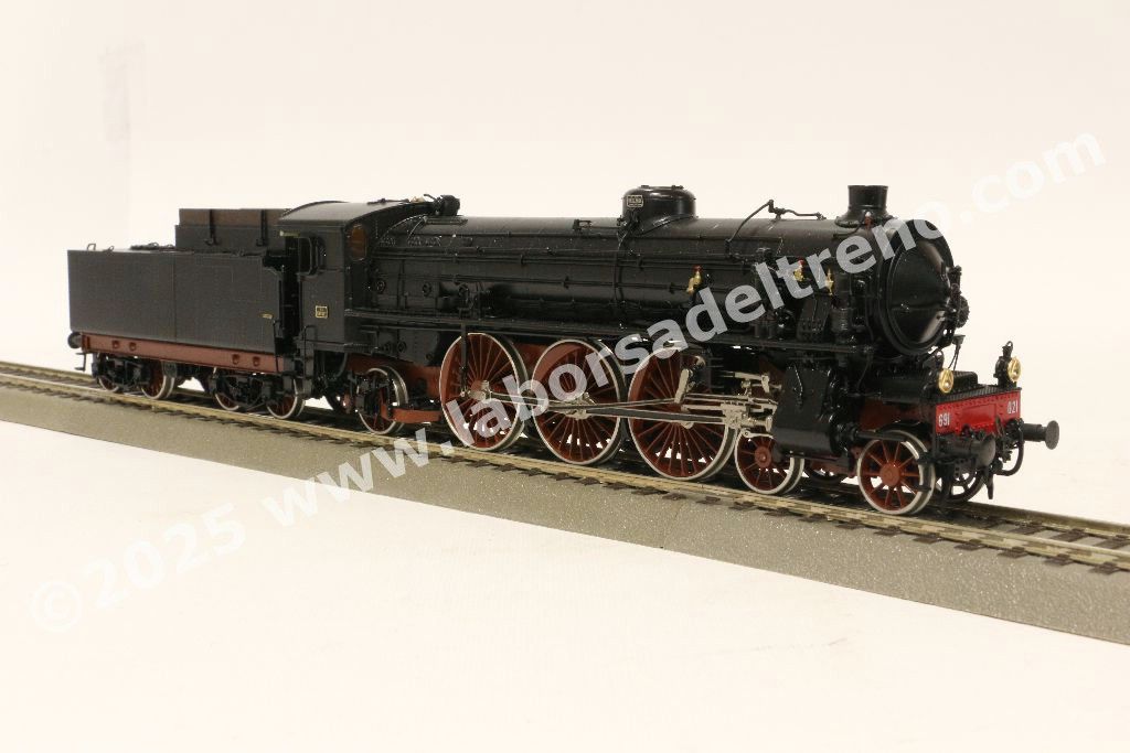 Locomotiva a vapore FS Gr 691 021, serie lim. 120 esemplari, epoca III - Digital Sound
