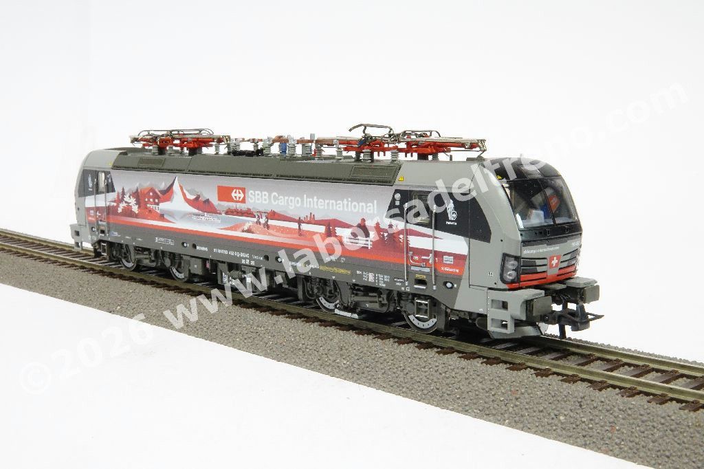 Locomtiva elettrica SBB Cargo International Br 193 452 'Helvetia', Vectron XLoad, livrea commemorativa 'Schweiz Piercer', epoca VI