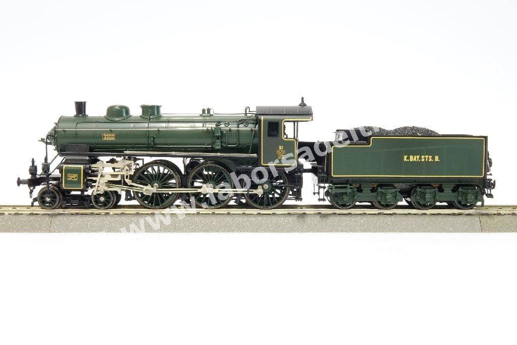 Vaporiera per treni rapidi S 3/5 delle Ferrovie Bavaresi K.Bay.Sts.B., livrea verde, ep. I - serie speciale Fine Art
