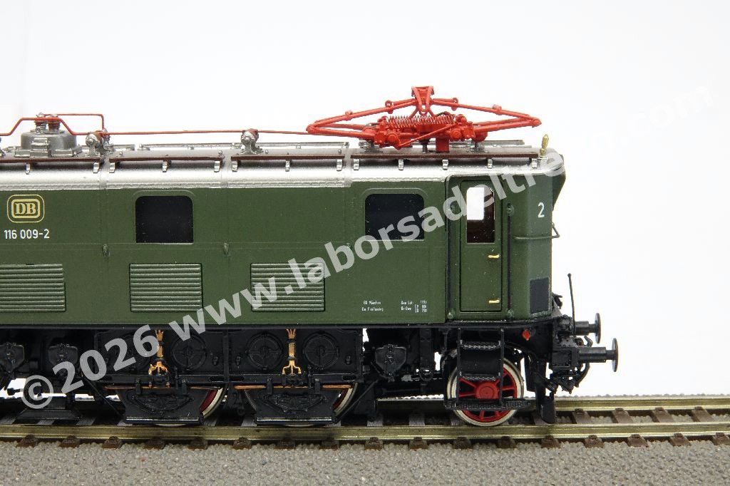 Loco elettrica Br 116 delle DB, livrea verde ep. III