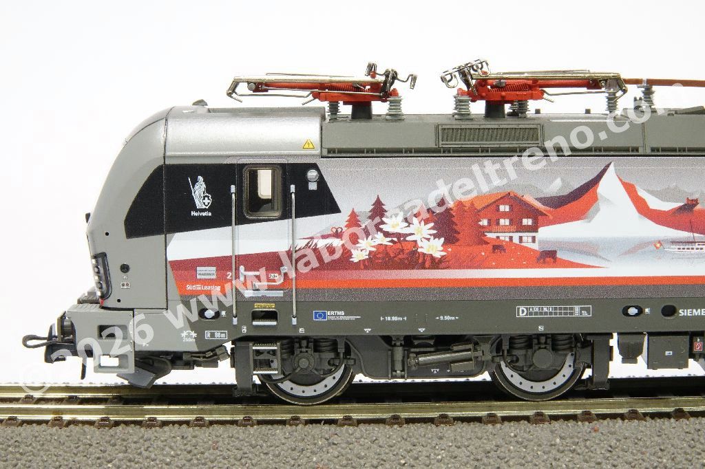Locomtiva elettrica SBB Cargo International Br 193 452 'Helvetia', Vectron XLoad, livrea commemorativa 'Schweiz Piercer', epoca VI