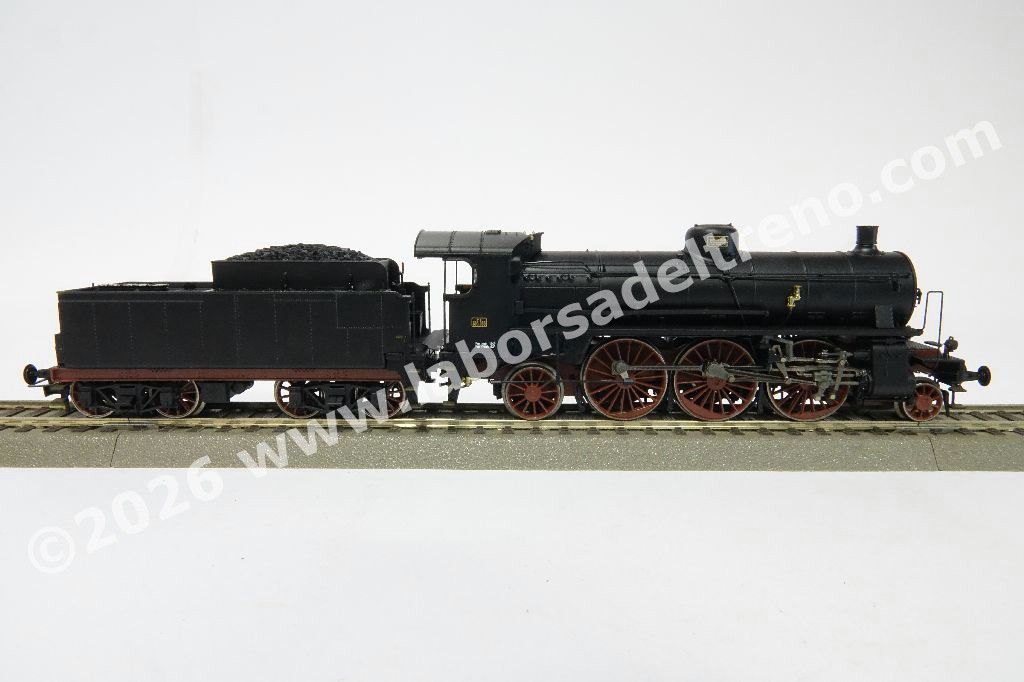 Locomotiva a vapore FS Gr 685 caldaia corta, fanali elettrici, tender a carrelli, epoca III - Digital Sound