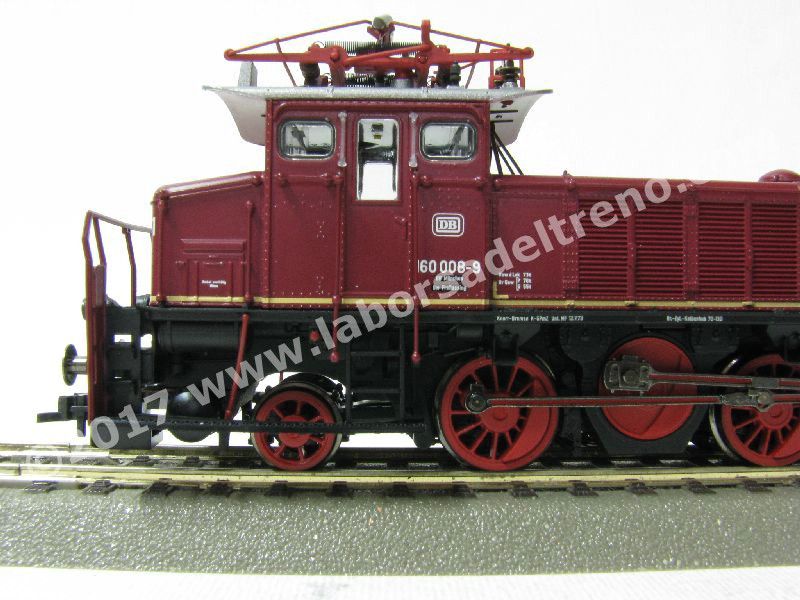 Locomotiva eletrica DB Br 160, Livrea bourdeaux logo biscotto, Epoca IV - Digital Sound con gancio digitale universale