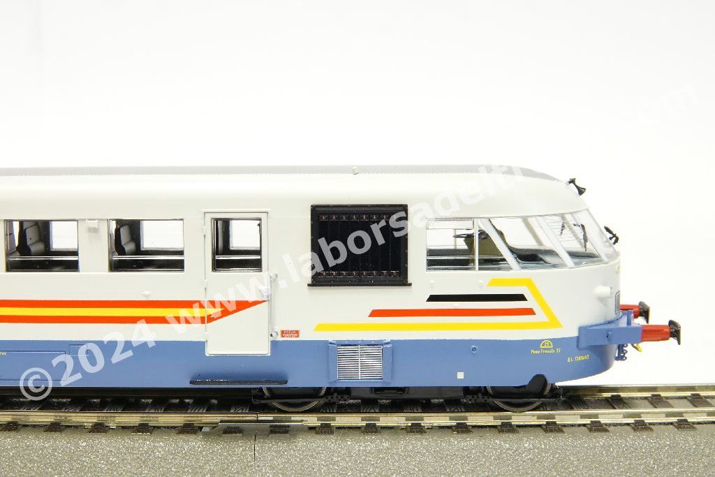 Automotrice diesel FS ALn 56 2037, livrea speciale 'Anti-infortunistica', ep. IV - Ill. interna