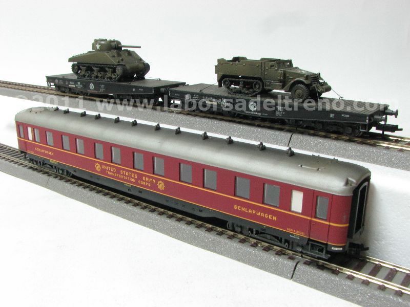 convoglio militare composto da 12 carri e una carrozza, servizio 1945-1946, esemplare unico