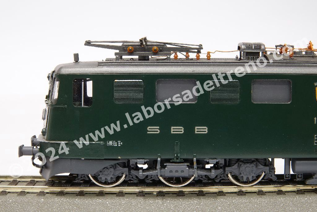 Locomotiva elettrica SBB Ae 6/6 11507 'Wildegg', livrea verde, epoca IV