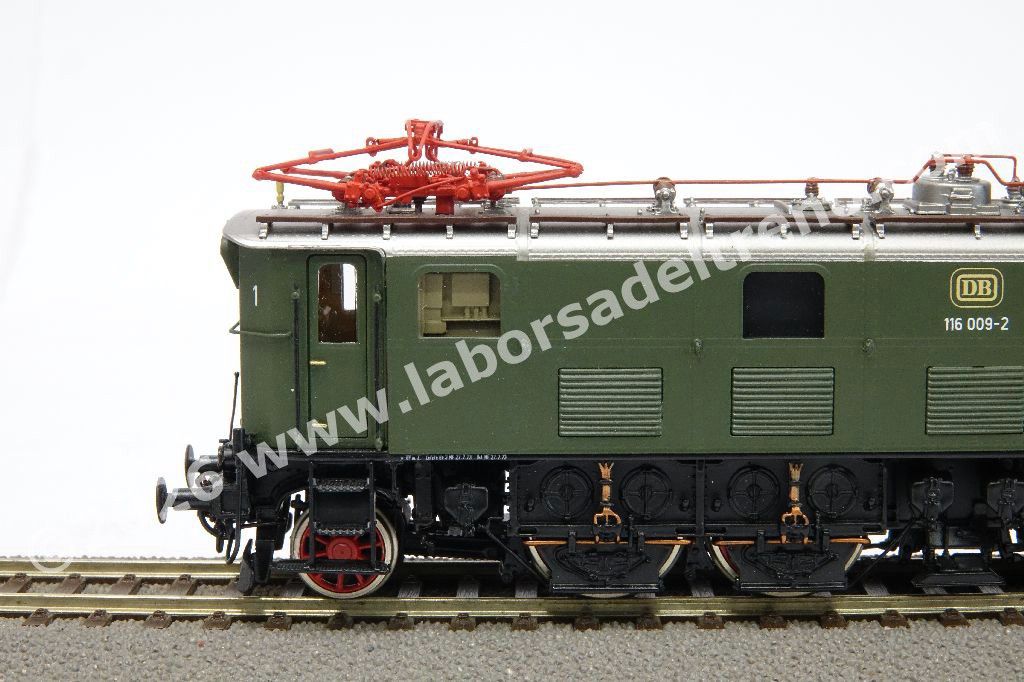 Loco elettrica Br 116 delle DB, livrea verde ep. III