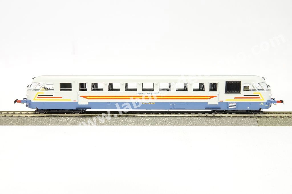 Automotrice diesel FS ALn 56 2037, livrea speciale 'Anti-infortunistica', ep. IV - Ill. interna