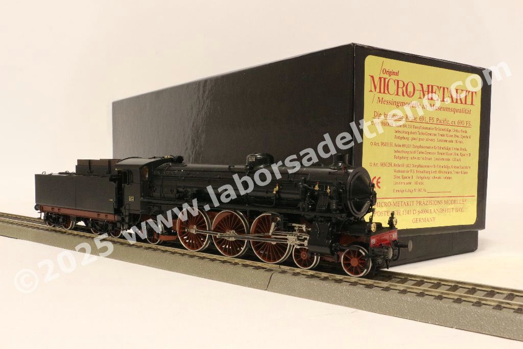 Locomotiva a vapore FS Gr 691 021, serie lim. 120 esemplari, epoca III - Digital Sound