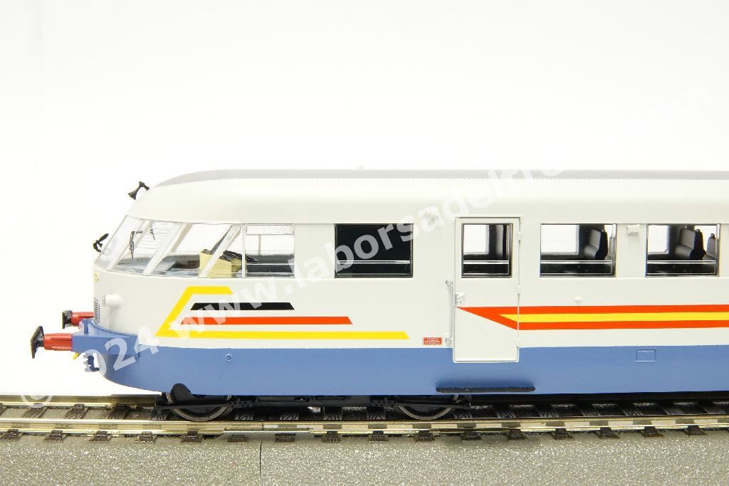 Automotrice diesel FS ALn 56 2037, livrea speciale 'Anti-infortunistica', ep. IV - Ill. interna